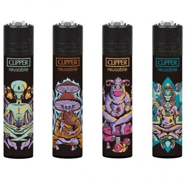 Зажигалка Clipper Alien Guru