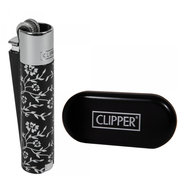 Зажигалка Clipper Micro Metal Silver Pattern