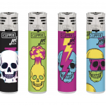 Зажигалка Clipper Jet Broken Skulls