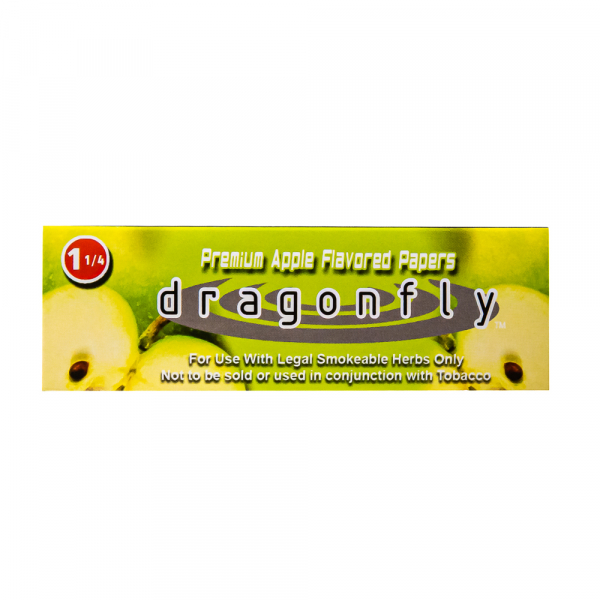 Бумага со вкусом Dragonfly Green Apple 1 1/4