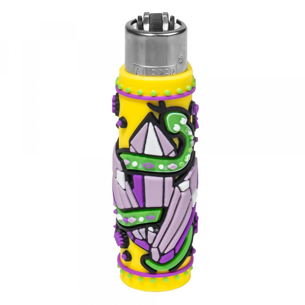 Зажигалка Clipper Crystal Venom Silicone Cover