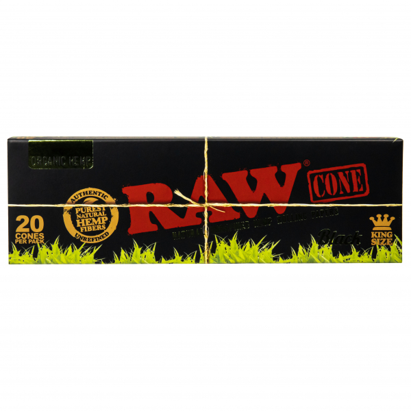 Джоинты Raw Black Organic Hemp 20pack KS