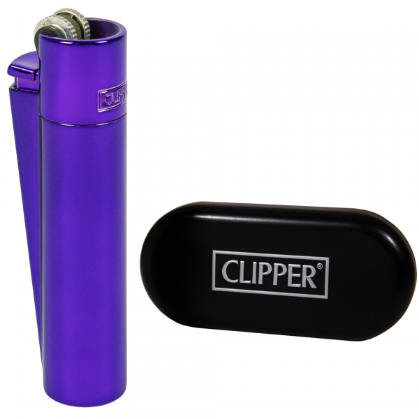 Зажигалка Clipper Metal Purple Rain