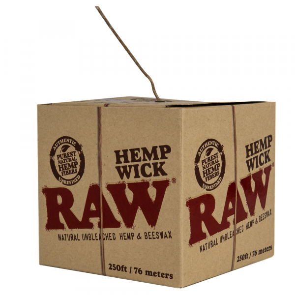 Фитиль RAW Hemp Wick 76m