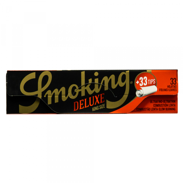 Бумага для самокруток Smoking King Size Deluxe + Tips