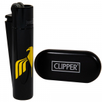 Зажигалка Clipper Metal Motard Black
