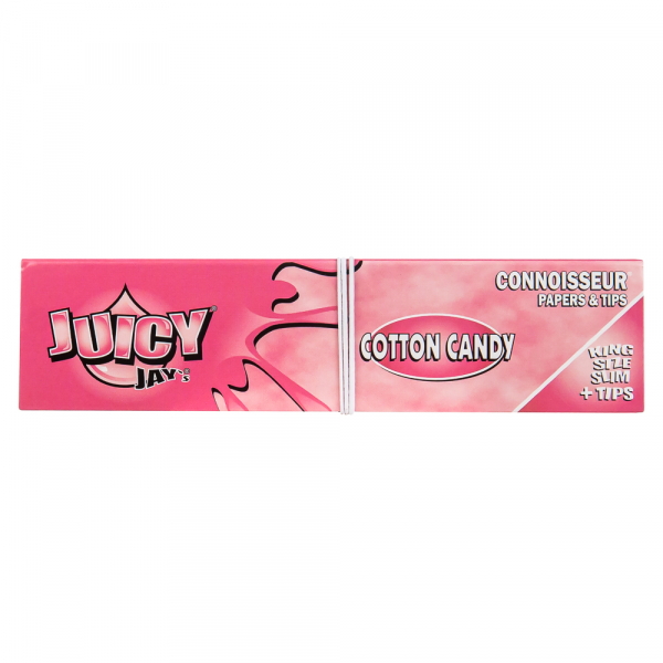 Бумага для самокруток Juicy Jay's Cotton Candy KS + Tips