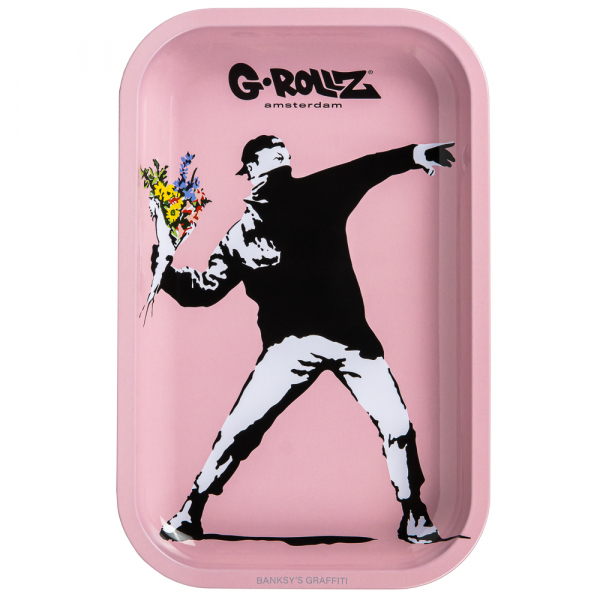 Поднос G-Rollz Banksy's Graffiti Flower Thrower