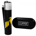 Зажигалка Clipper Metal Motard Silver