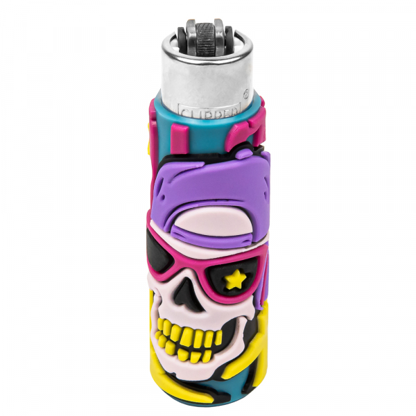 Зажигалка Clipper SWAG Skull Silicone Cover