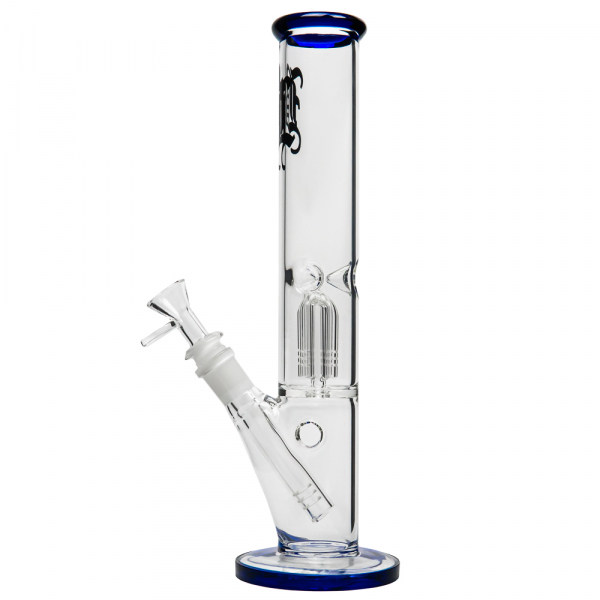 Стеклянный Бонг Black Leaf Ice Pipe 4-Arm Percolator 