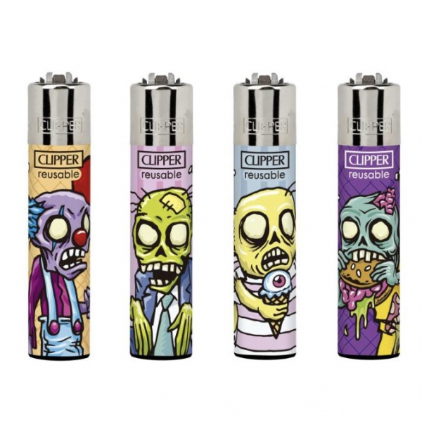 Зажигалка Clipper Micro Zombie Invasion