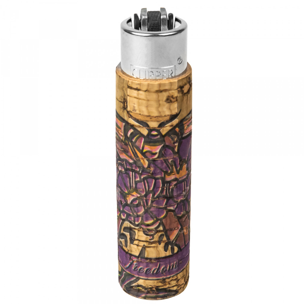 Зажигалка Clipper Flowers Freedom Cork Cover