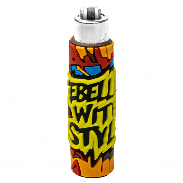 Зажигалка Clipper Slim Rebel Silicone Cover