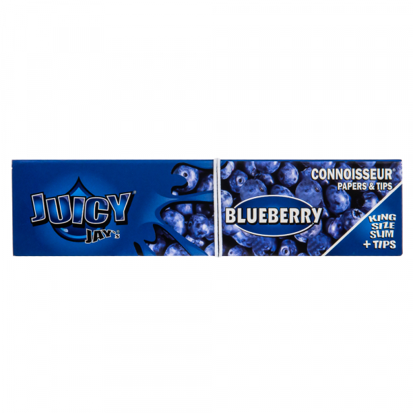 Бумага для самокруток Juicy Jay's Blueberry KS + Tips Бумага для самокруток Juicy Jay's Blueberry KS + Tips