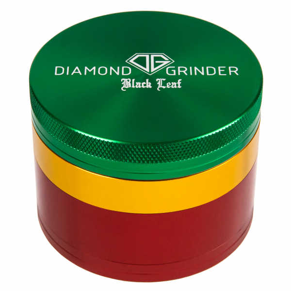 Гриндер Black Leaf Rasta Diamond