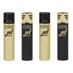 Зажигалка Clipper Jet Black&Gold
