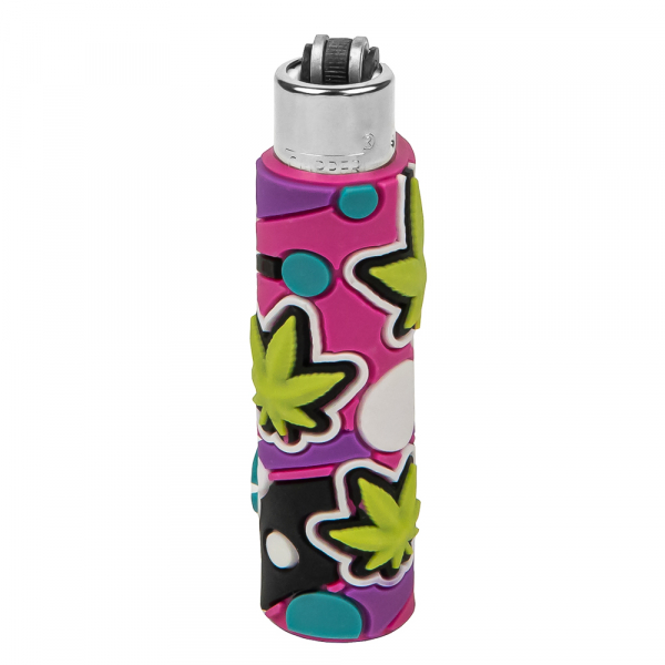 Зажигалка Clipper Weed Love Silicone Cover
