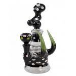 Стеклянный Баблер Black Leaf Horns