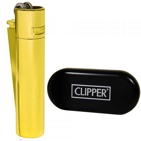 Зажигалка Clipper Metal Gold