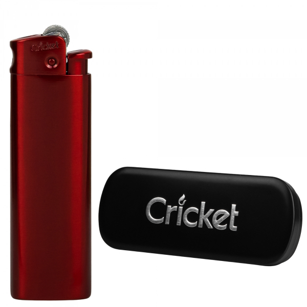 Зажигалка Cricket Metal Red