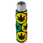 Зажигалка Clipper Round Leaves Silicone Cover