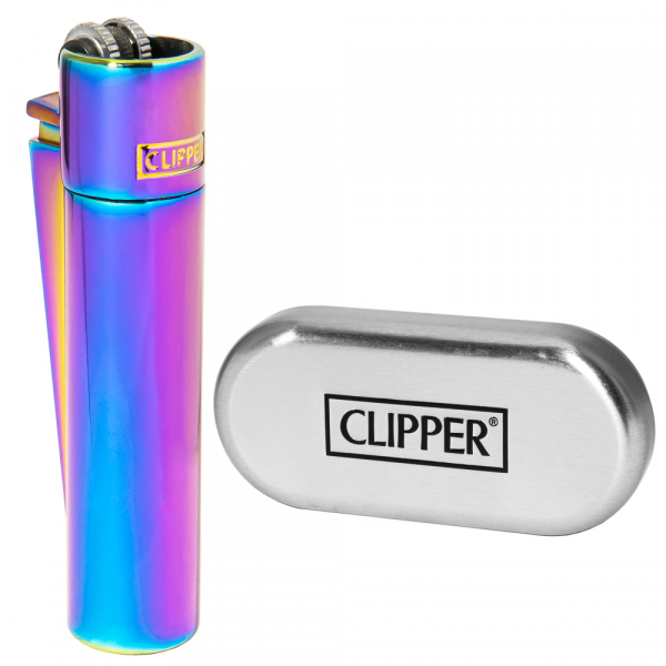 Зажигалка Clipper Metal Icy color