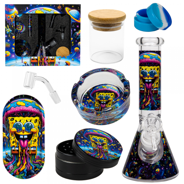 Набор для курения с бонгом Sponge Bob Space