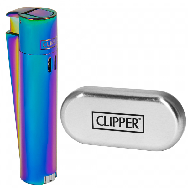 Зажигалка Clipper Metal Jet Icy