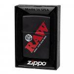 Бензиновая Зажигалка Zippo Raw Black
