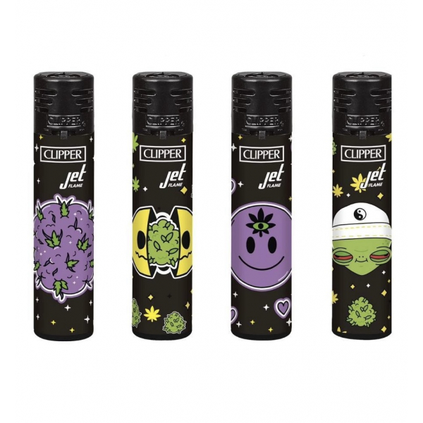 Зажигалка Clipper Jet Galactic Weed