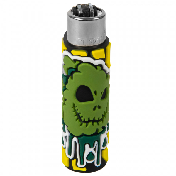 Зажигалка Clipper Monster Weed Silicone Cover