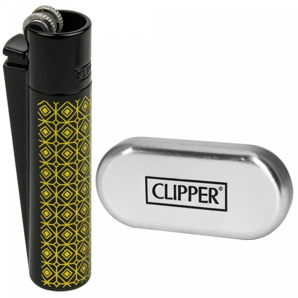 Зажигалка Clipper Metal Display Black