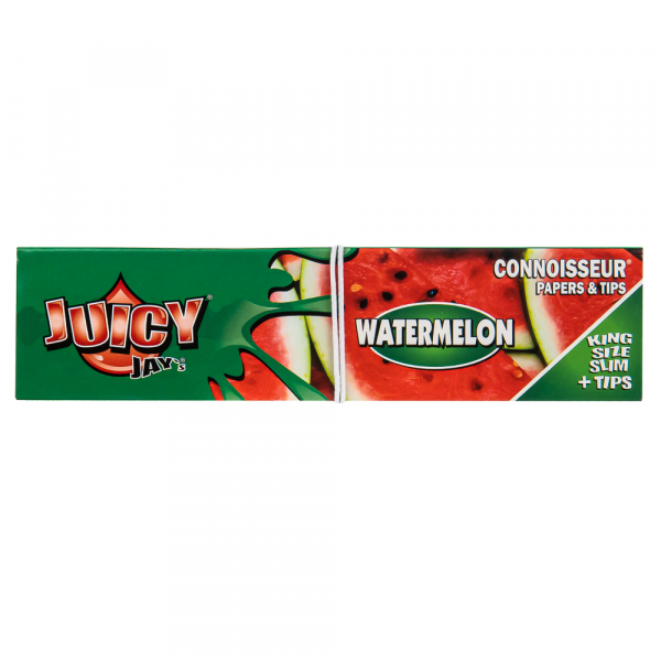 Бумага для самокруток Juicy Jay's Watermelon KS + Tips