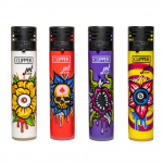 Зажигалка Clipper Jet Turbo Strange Flowers